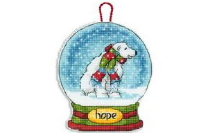Hope Snow Globe Ornament (08906)