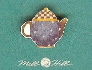 Debbie Mumm magnetukas "Polka Dot Teapots"