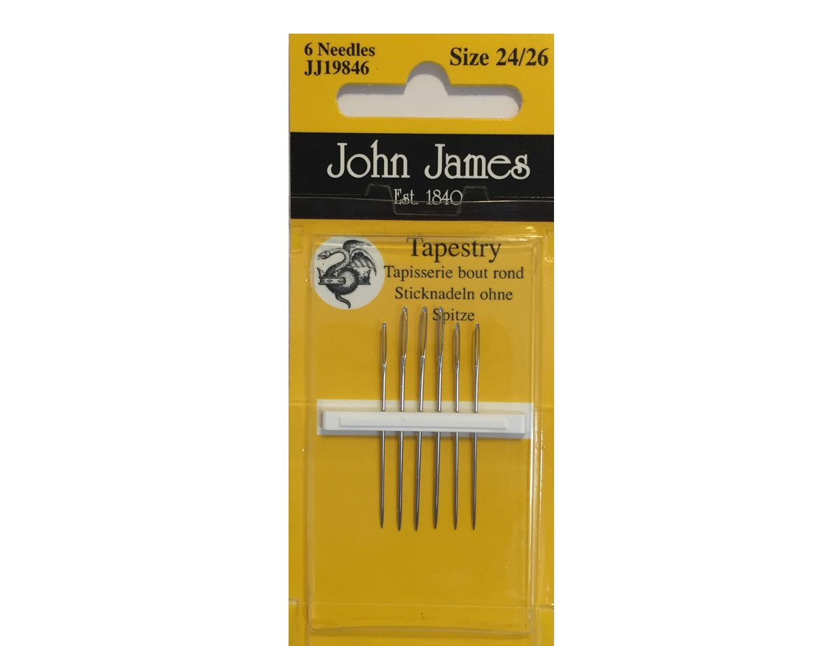.John James adatos siuvinėjimui Nr. 24-26 (6 vnt)