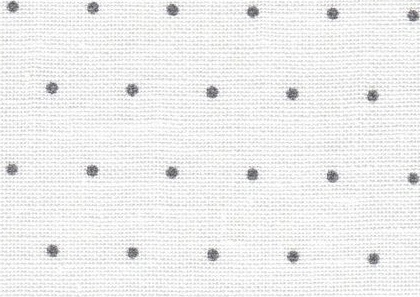 Linas 35 ct. Sp. Mini Dots White (1329). Dydis 70x100cm