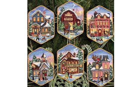 Christmas Village Ornaments (8785)