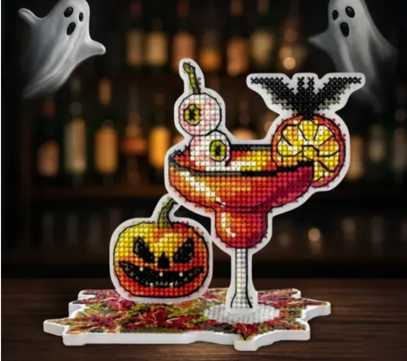 _Siuvinėjimo siūlais rinkinys Kokteilis su šikšnosparniu (Wonderland FLX-126)