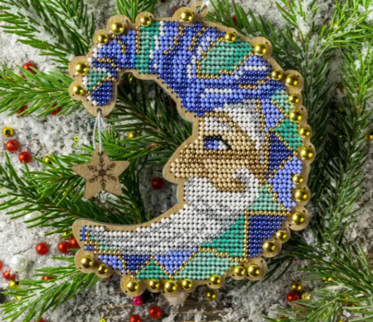 ,Siuvinėjimo karoliukais rinkinys žaisliukas Mėnulis (Wonderland FLK-454)