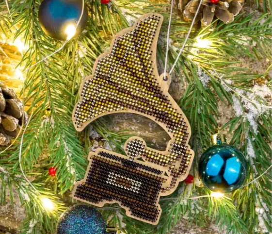 ,Siuvinėjimo karoliukais rinkinys Gramofonas (Wonderland FLK-529)