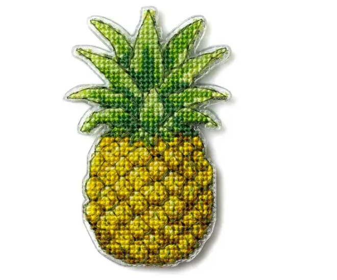 _.Siuvinėjimo siūlais rinkinys Ananasas (Wonderland FLX-099)