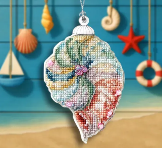 _.Siuvinėjimo siūlais rinkinys Ocean Spiral (Wonderland FLX-147)