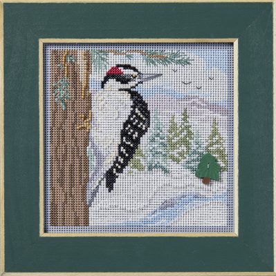 Mill Hill "Winter Woodpecker" (MH14-2434)