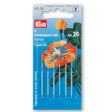 Smailios PRYM adatos siuvinėjimui Nr. 18-22 (6 vnt) 125554